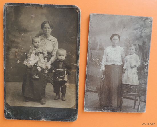 Фото кабинет-портрет "Мать и дети", до 1917 г.