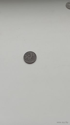 Италия 10 чентезимо 1921 год