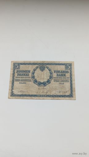 РУССКАЯ ФИНЛЯНДИЯ 5 марок 1905 год