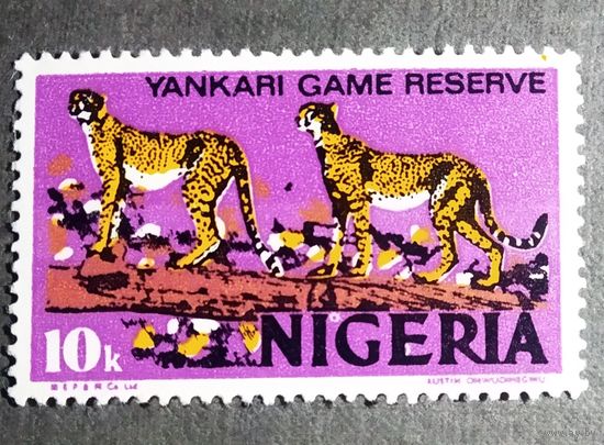 Марка Нигерия 1973 год Фауна