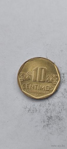 Перу 10 сентимос 2018