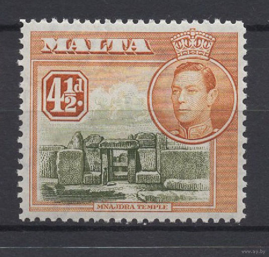 1938 Мальта / Malta **  4,5d Георг VI,  Храм