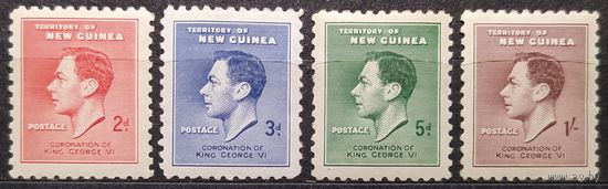 Британские колонии. Территория Новой Гвинеи 1937 г. SG208-11 полная серия MVLH