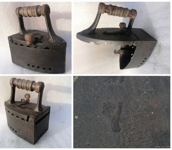 Чугунный утюг, размер "7".