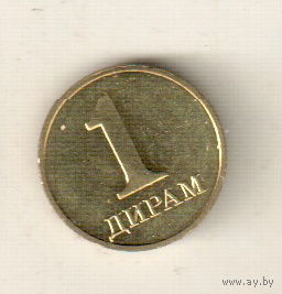 Таджикистан 1 дирам 2019