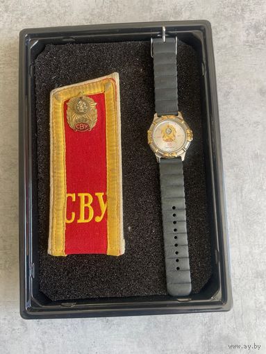 Панно. Знак. СВУ. Суворовское Военное Училище. тяжёлый, эмаль. Погон СУВОРОВСКИЙ. Часы 55 выпуск минского свв 2011 год