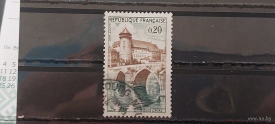 РАСПРОДАЖА ФРАНЦИЯ 1962г. Полная серия. Гаш.