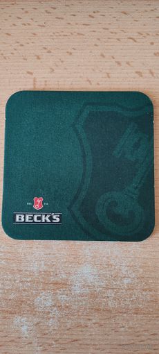 Подставка под пиво BECKS.