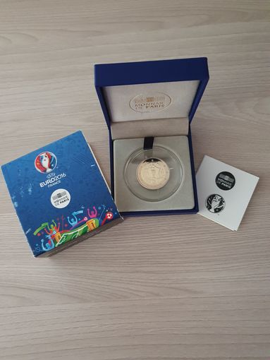 Франция 2 евро 2016 PROOF Чемпионат Европы по футболу в футляре