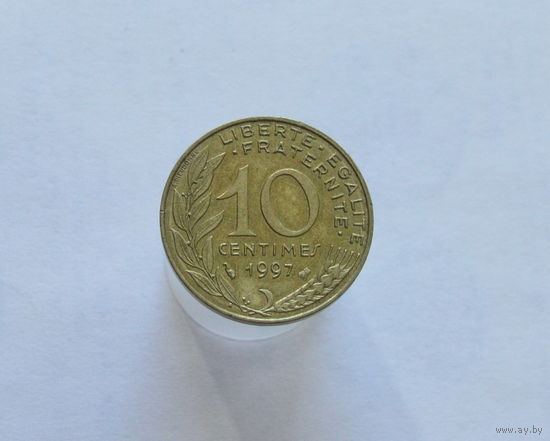Франция 10 сантимов 1997