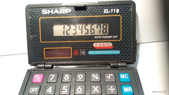 Калькулятор SHARP EL-118 JAPAN