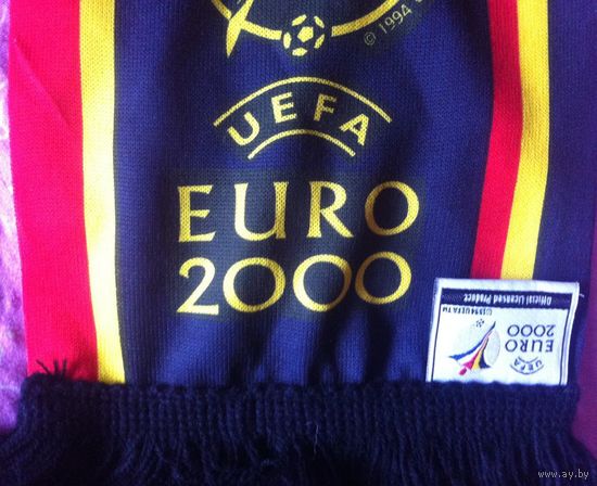 Шарф EURO 2000 Голландия-Бельгия Лицензия