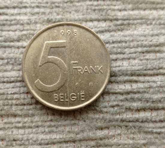 Werty71 Бельгия 5 франков 1998
