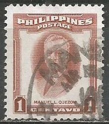 Филиппины. Мануэль Кесон. Президент. 1953г. Mi#547.