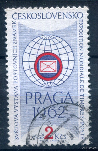 Чехословакия - 1961г. - международная филателистическая выставка - 1 марка - полная серия, гашёная [Mi 1251]. #3-WB-78-A-1