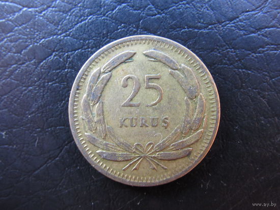 Турция 25 курушей, 1956. С 20 копеек. Распродажа коллекции. Смотрите другие лоты.