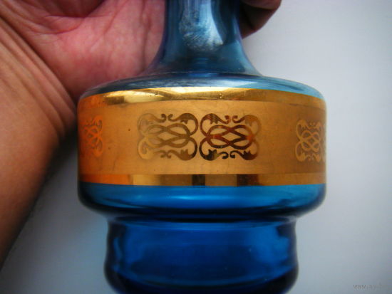 Графин из СССР. Много позолоты