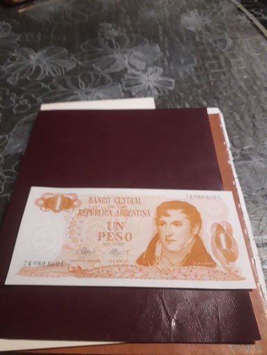 АРГЕНТИНА 1 песо 1970- 1973 г.г.