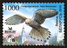 Марка "Обыкновенная пустельга"