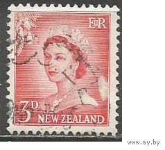 Новая Зеландия. Королева Елизавета II. 1955г. Mi#357.