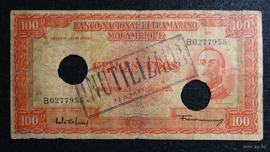Мазамбик, Португальский 100 эскудо 1958г. P#107 как Р#103