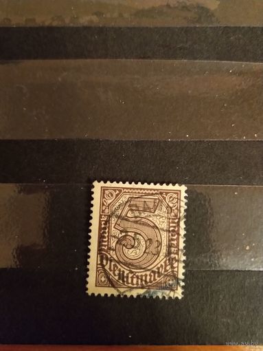 1920 Германия Рейх служебные Мих 33 оценка 2 евро концовка серии (2-11)