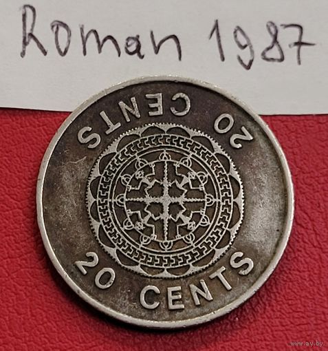 Соломоновы острова 20 центов 1977