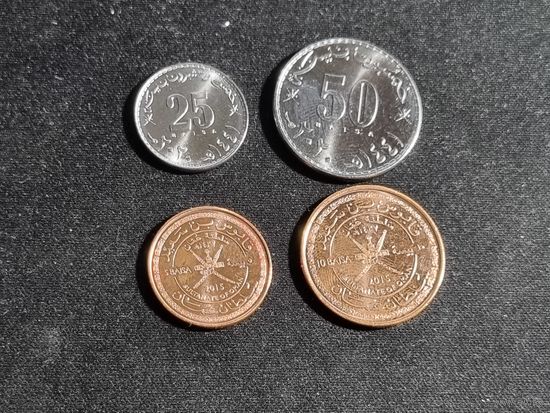 Оман 5,10,25,50 байз 2015-2020 год Unc