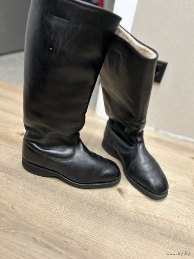 Сапоги хромовые зимние новые СССР размер 42