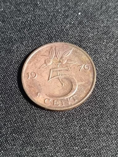 Нидерланды 5 центов 1976