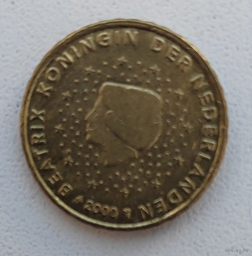 Нидерланды 10 евроцентов, 2000_KM# 237
