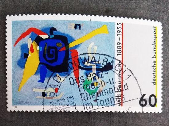 Марка Германия 1989 год Искусство
