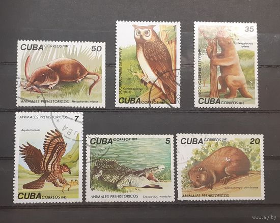 Распродажа с 1 рубля! Фауна. Куба. 1982 год (6 марок)