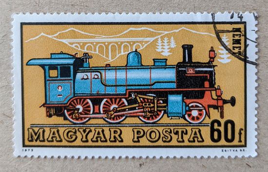 Венгрия.1972.паровоз