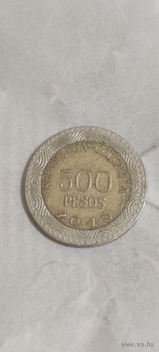Колумбия 500 песос 2015
