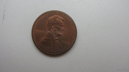 США 1 цент 1993 D