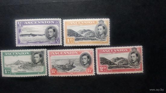 ВЕЛИКОБРИТАНИЯ\214вк\ Остров Вознесения, 1938 стандарт король Георг