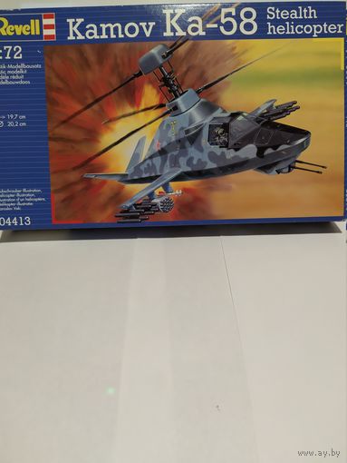 Сборная модель Вертолет Ка-58 Стелс Revell ,артикул  04413 , Масштаб 1:72