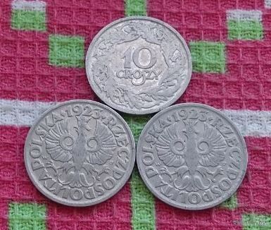 Польша 10 грошей 1923 года