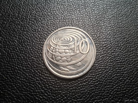Каймановы острова 10 центов 1996