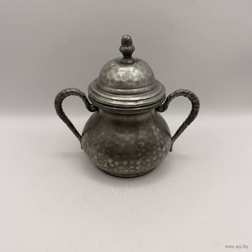 Сахарница оловянная (250 мл). Италия. 3839