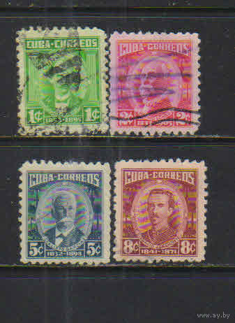 Куба Респ 1954 Марти Гомес Гарсия Аграмонте Стандарт #410-1,414-5