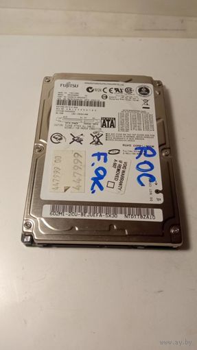Жёсткий диск винчестер HDD SATA 2,5" 80 гб