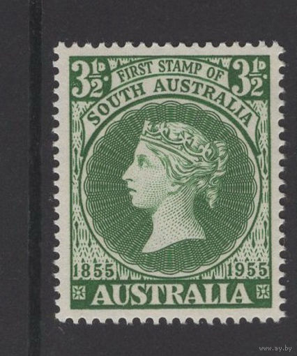 Австралия 1955 ** Queen Victoria, 100 лет первой марки в Южной Австралии (Mi 258)