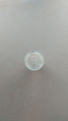 Германия / 1 pfennig (А) / 1991 год