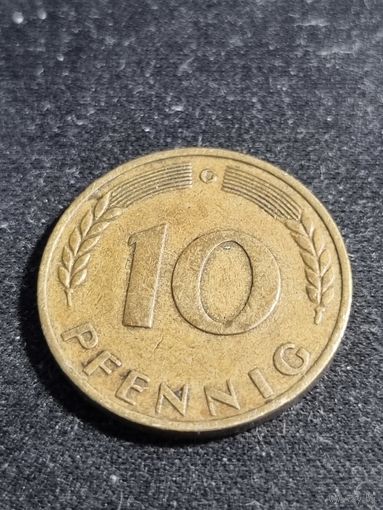 Германия 10 пфеннигов 1970 G