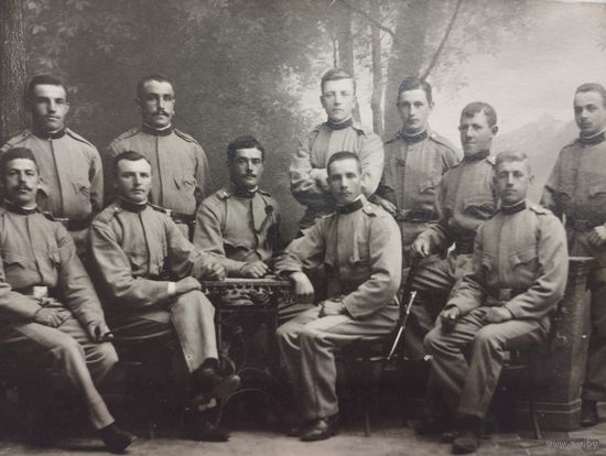 Фото ПМВ Австро-венгерские штурмовики..Оригинал