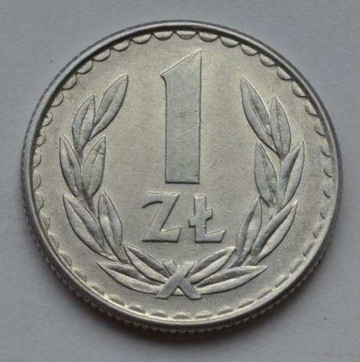 Польша, 1 злотый 1986 г.