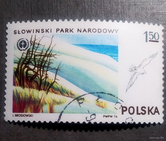 Марка Польша 1976 год Национальный парк