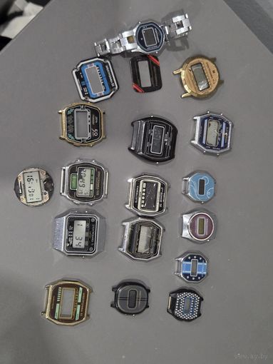 Электроника лот часов и запчастей.